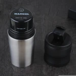 Stainless Steel Electric Coffee Mill Portable Espresso Coffee Maker with USB Rechargeable