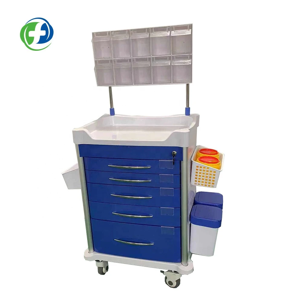 stainless steel instrument table abs cart hospital trolley dental equipment trolley