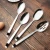 Import stainless steel serving spoon set, buffet salad rice kitchen spoon from China