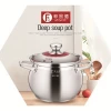 Stainless Steel soup casserole cooking pot natural delicious mutil-function pot with super bottom