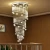 Import Staircase modern crystal ball lobby home decoration indoor chandelier designer hanging led crystal pendant light from Pakistan
