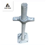 Steel GB 20 electro galvanized and hot dip galvanized base jack with SGS certificate