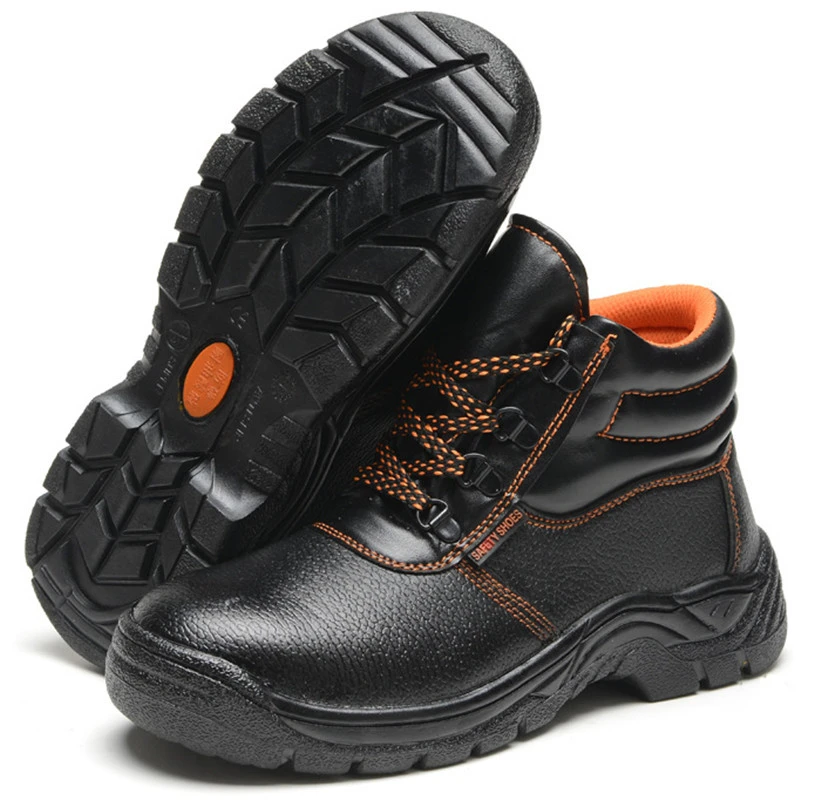 STOP PUNCTURE PU sole working steel toe safety boots and safety shoes and work boots