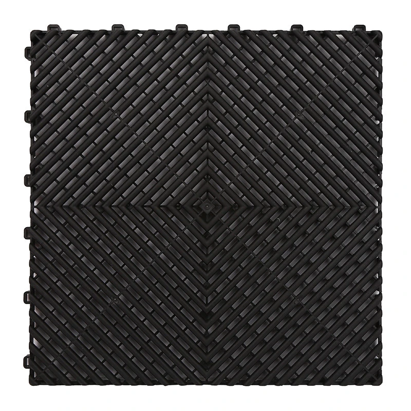 Strength car garage floor grate plastic modular interlocking tiles PVC garage floor tiles