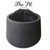 strong fiberstone fire pit for garden decoration