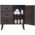 Import Stylish And Creative Industrial Vintage Living Room Cabinet With Bed Wall Set from China