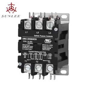 SunLee Controls 3 Pole contactor definite purpose magnetic contactor ac contactor 3p