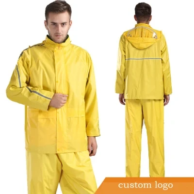Suppliers of Rain Coats with Trouser Customized Logo
