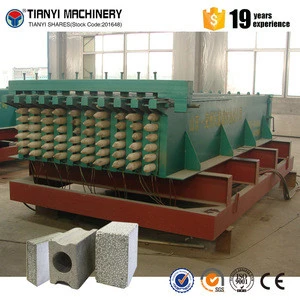 Supply Building materials machinery lightweight precast concrete hollow core wall panel making machine