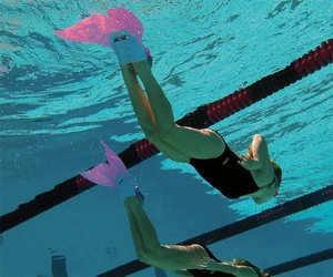 Swim Fin Children Size Adjustable Mermaid Diving Swimming Foot Flipper Training Recreational Monofin Tail fins