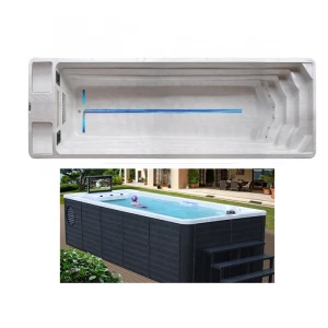 swimming pool ground spa outdoor swimming pool  with massage heat pump 7900