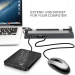 Switch USB Hub for Nintendo Switch with 4 Output Ports for Wired Pro Controllers/ Keyboar/ Joy-Con Dock/ Switch Gamecube