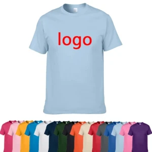 T-Shirt With Logo Plan Printed  Wholesale Security T Shirt Custom T Shirt Printing Blank T-Shirt Your Logo Brand  Oversize