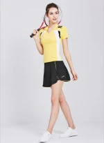 table tennis T shirts womens tennis golf skort outdoor breathable fitness badminton jersey wear