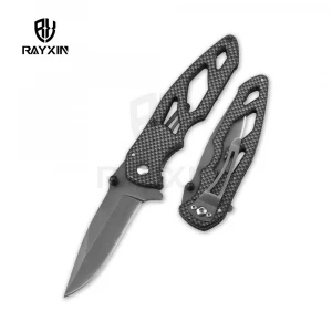 tactical folding knife with aluminium