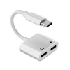 Taipuxi High Quality Type-c usb c to 3.5mm headphone audio jack adapter usb-c aux jack 2 in 1 audio cable adapter
