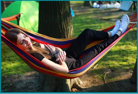 TARKA New Outdoor Camping Hanging Folding Knit Hammock/ hammock bed outdoor