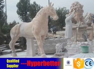 The perfect life size horse marble statue