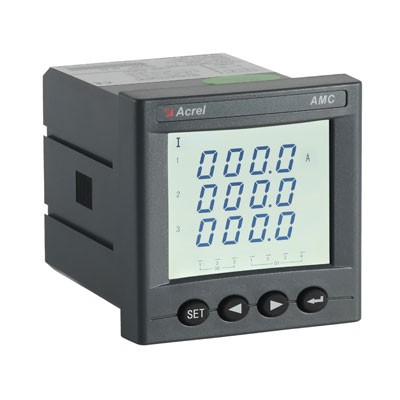 Three phase panel power meter with event record AMC72L-e4/SOE