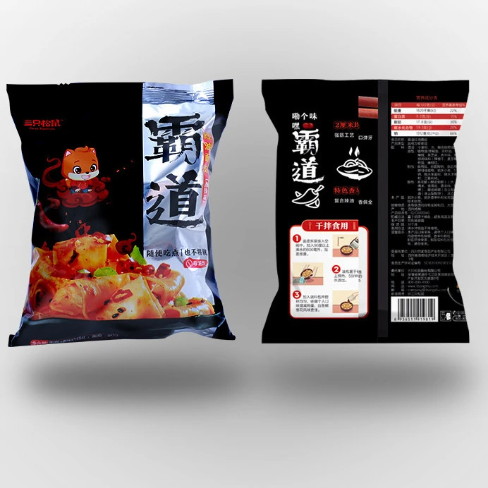 Three Squirrels Tasty Spicy Fast Food instant noodles Hot and sour flavor Instant Rice Vermicelli Noodles in bag 115g