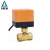 Import TKFM water pipe air conditioner 24v motorized electric electro brass ball valve dn20 with actuator from China