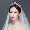 Top grade Korean crystal zircon bride crown  wedding dress accessories