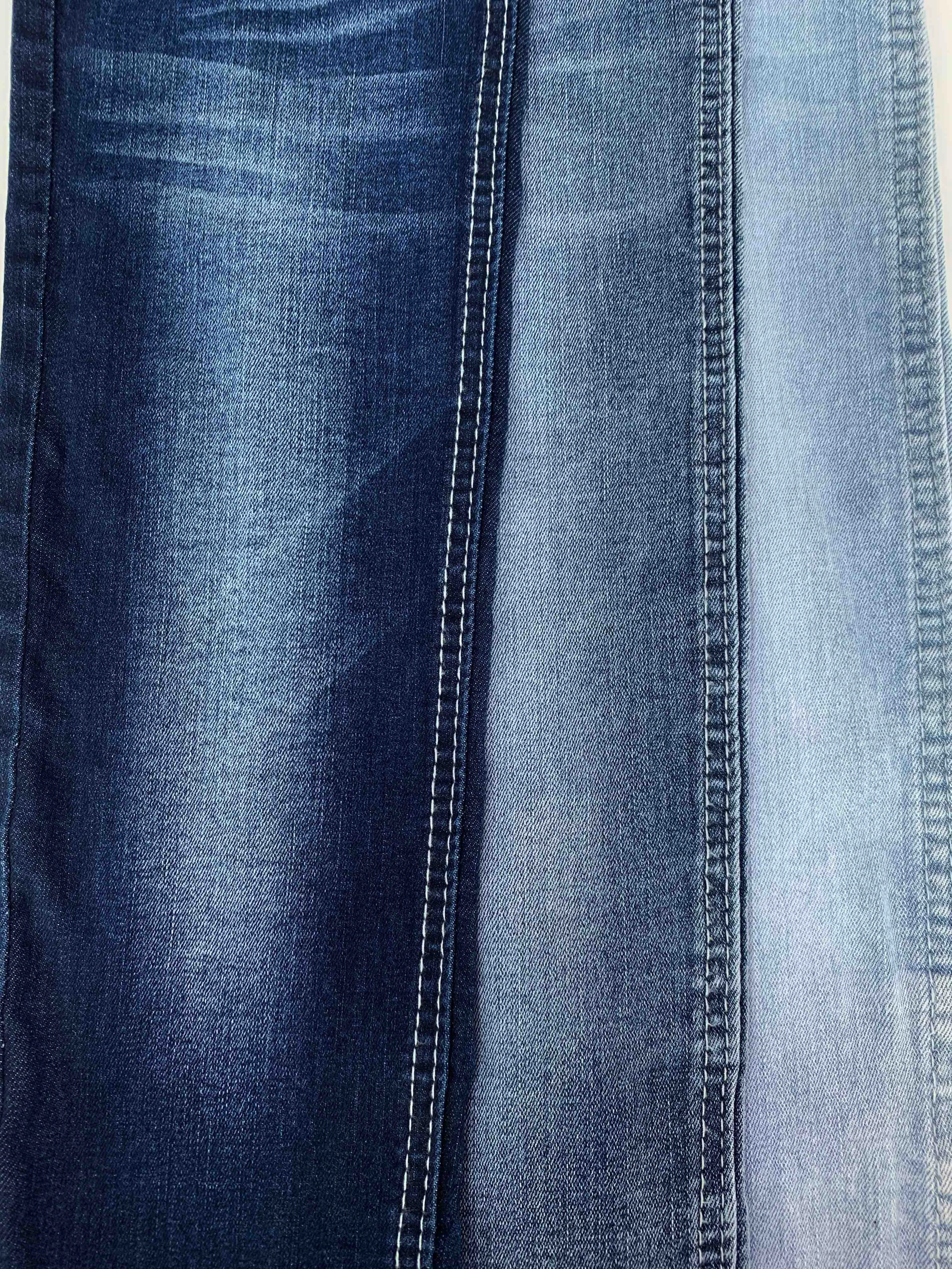Top Quality 9.1oz Blue Denim Fabric with Spandex Stretch