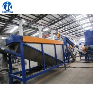 Top quality hot washed flakes pet bottle recycling machine
