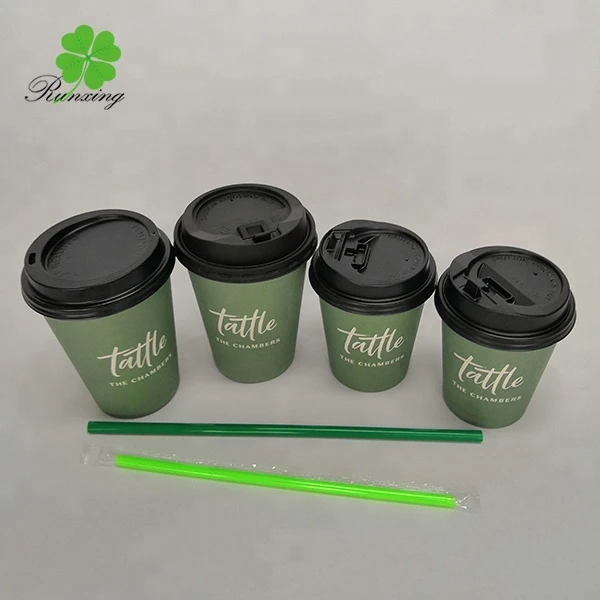 top quality printed logo cardboard coffee cup wholesale