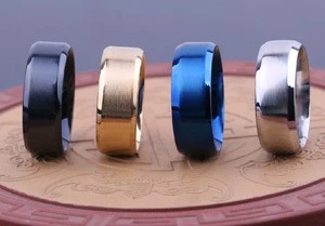 Top Quality Stainless Steel Ring Blanks Popular Titanium Ring For Men