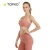 Import TOPKO Wholesale high quality For Fitness Gym Wear pink high waist yoga leggings set from China