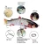 Import TOPLURE 186mm 65g Multi Section Fishing Hard Lure Artificial Fishing Bait  Fresh Water and Sea Water w/ Tremble Hook from China