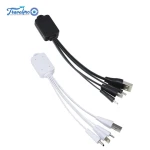 Travelpro Customized Retractable 3 In 1 Scalable Data Cable High Quality Usb Connector Data Cable