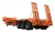 Import Tri-axles 50 60 Tons Lowboy Lowbed Price Low Bed Semi Truck Trailers from China