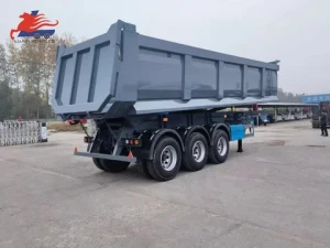 Truck Trailer Side Lifting Dump Tipper Truck Semi Trailer for Sale 3 4 Axle 70 Cbm Steel Customized Semi-trailer Standard 28ton