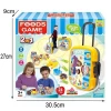 Two in one trolley box children pretend to play dessert cake set toys
