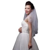 Two Tier Infinity Illusion Wedding Gown Ivory Lace Tulle First Communion Headpiece Bridal Veil