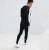 Import Unbranded black pullover tracksuit for men design mens two piece cotton tracksuit mens fitness apparel blank sweatsuit from China