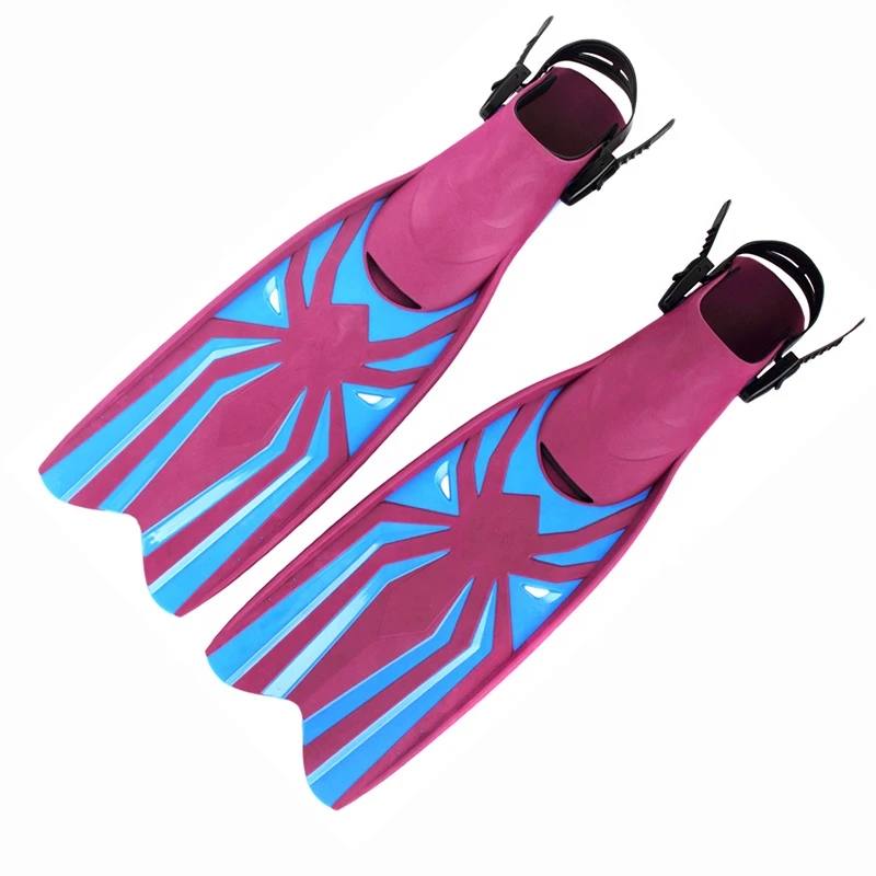 Underwater Yellow Scuba Diving Fins Snorkeling Flippers For Adults Diving