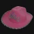 Import UNIQ Pink Bling Cowgirl Hat Novelty Child Pink Cowboy Hat with Blinking Tiara from China