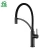 Import Unique Design Brass Pull Out Spray Gold Color Kitchen Faucet Hot&amp; Cold Water Tap from China