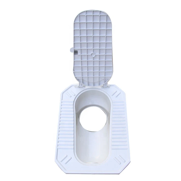 Unique WC plastic Squatting Toilet with Cover