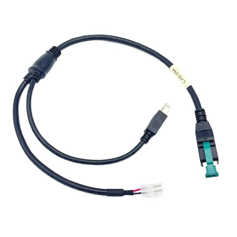 Buy Usb 8 Pin Male To B Printer Cable Assembly 12v 24v Powered For Pos ...
