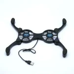 Usb Foldable Laptop Notebook Cooler Pad With 2 Cooling Fans