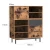 Import VASAGLE Living Room Storage Floor Sideboard Free Standing Wooden Side Storage Organizer Cabinet with Shelf from China