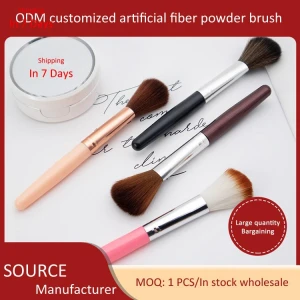Vegan Makeup Brush High Quality Single Blush Brush And Powder Brush
