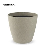 VERTAK Home decor bright colored flowerpot large plastic balcony decorative flower pot