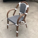Vintage furniture outdoor French rattan bistro chairs (SP-OC426)