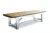 Import vintage old wood finishing aluminum covering base conference table from China