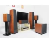 Vofull wooden big 5.1 Channel surround sound system HDMII home theatre system with FM/BT/ AUX